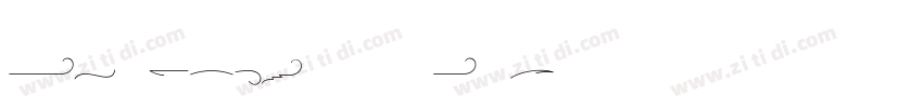 Artlines Swash字体转换